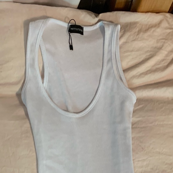 WHITE BODYCON DRESS - Picture 3 of 8